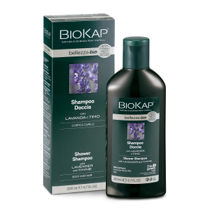 Biokap Shampoo Doccia Certificato Biologico CON LAVANDA E TIMO