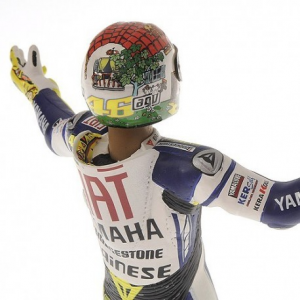 Valentino Rossi  Figurine Moto GP 2008 Misano 1/12