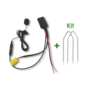 Ricevitore Modulo Aux Bluetooth e Kit Per Radio Blaukpunkt e Microfono Vivavoce