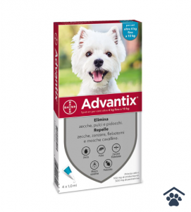 Advantix Soluzione Spot-on Cani da 4 a 10 kg 6 FIALE