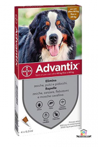 Advantix Soluzione Spot-on Cani 40-60kg 6 FIALE