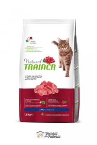 Natural Trainer secco gatto Adult Manzo 0,300g 1,5kg