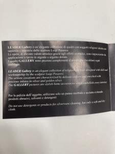 Quadro Maternità Leader Argenti con dettagli in argento dorato cod. 12.0285