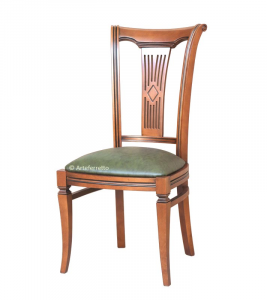 Chaise en bois massif assise rembourrée Asseoir-53