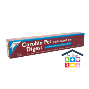 NBF LANES | Carobin Pet Digest - Integratore Intestinale in Pasta Appetibile / 30 gr cane e gatto