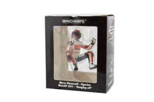 Figurine M. Simoncelli MotoGP 2011 Hanging Off 1/12 Minichamps