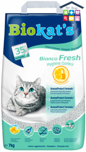 Biokat's | Bianco Fresh - Lettiera agglomerante per Gatti / 10 Kg quantità minima acquistabile 5