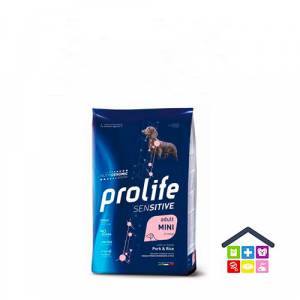 Prolife | Linea Sensitive | Adult Mini - Maiale e Riso / 600gr - 2kg -7kg