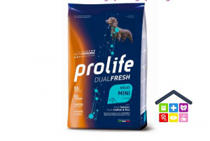 Prolife | Linea Dual Fresh | Adult Mini - Salmone, Merluzzo e Riso / 600gr - 2kg 