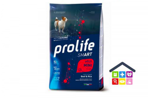 Prolife | Linea Smart | Adult Mini - Manzo e Riso / 600gr - 2kg - 7kg