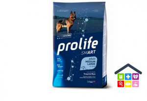 Prolife | Linea Smart | Adult Medium /Large - Trota e Riso / - 12 kg
