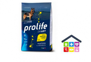 Prolife | Linea Smart | Adult Medium /Large - Pollo e Riso /  - 12 kg
