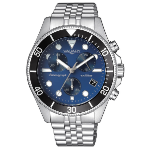 orologio cronografo uomo in acciaio Vagary collezione Aqua39 crono