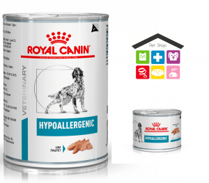 Royal Canin Cane | Linea VET | Hypoallergenic 400 Gr (lattina)