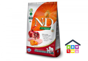 Farmina N&D  PUMPKIN CANINE | Gusto Pollo e Melograno Adult Medium/Maxi 2,5kg/12 kg