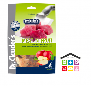 Dr. Clauder's Meat`n Fruit Snack mele e pollo 80g Premium 