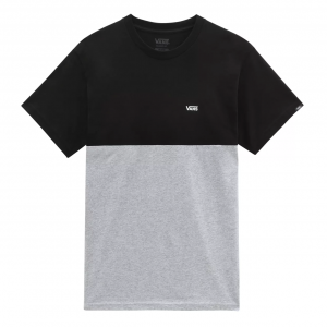 Vans Colorblock Logo T-Shirt | Colore Black & Grey