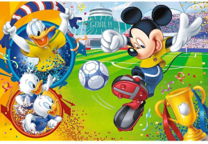 Trefl - Puzzle Mickey Mouse Gioca a Calcio 100 Pezzi