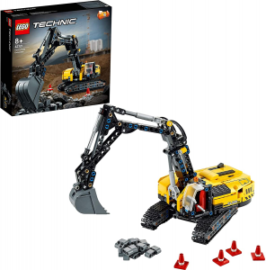 LEGO Technic 42121 - Escavatore Pesante e Trattore Cingolato
