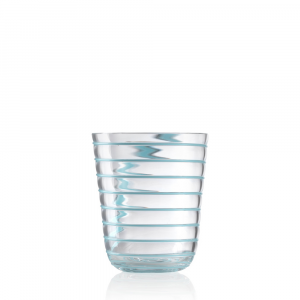 Water Glass Twist Light Blue