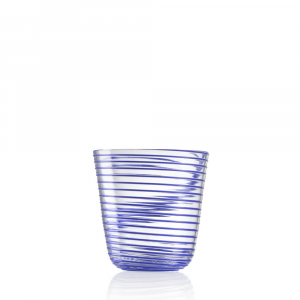 Bicchiere Vino Twist Blu