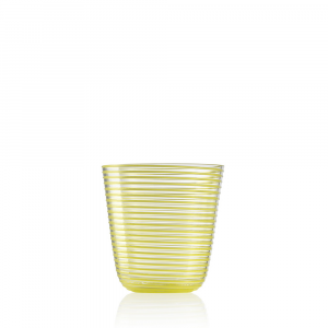 Wine Glass Twist Yellow