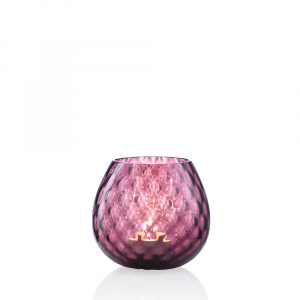 Candle Holder Macramè Little Purple