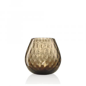 Candle Holder Macramè Medium Brown