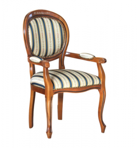 Dining chair with armrests