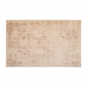 Clara - Tappeto in viscosa, colore beige stile classico, dimensioni 290 x 200 x 1 cm.