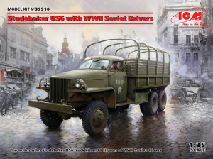1/35 Studebaker US6 with WWII Soviet Drivers