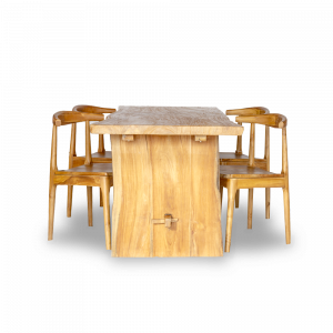 Tavolo in legno di teak indonesiano 