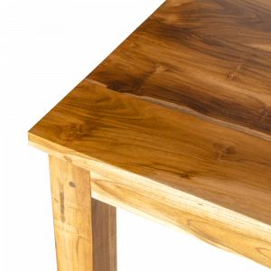 Tavolo in legno di teak indonesiano naturale