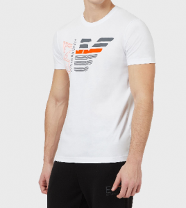T-shirt uomo ARMANI EA7 con logo acquila