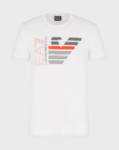 T-shirt uomo ARMANI EA7 con logo acquila