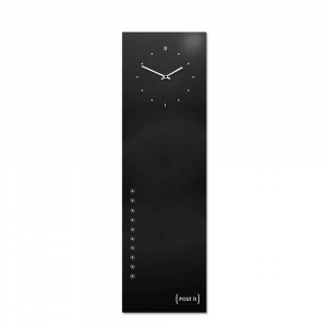 Wall Clock organizer Post-it vertical black 30x100 cm