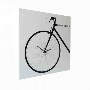 Orologio da muro Bike bianco 80x80 cm