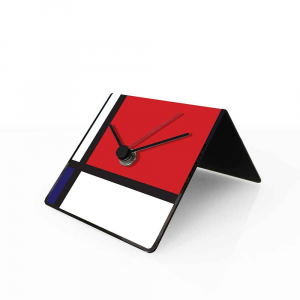 Table clock perpetual calendar Art Mondrian 10x10x10 cm