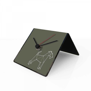 Orologio da tavolo con calendario perpetuo Totem Dog 10x10x10 cm