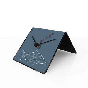 Orologio da tavolo con calendario perpetuo Totem Fish 10x10x10 cm
