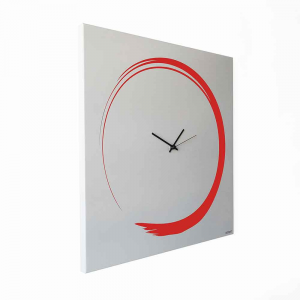 dESIGNoBJECTWall clock Senso red 50x50cm Made in Italy