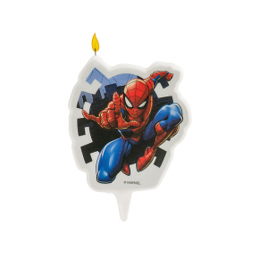 Candela di compleanno Spiderman - Uomo Ragno
