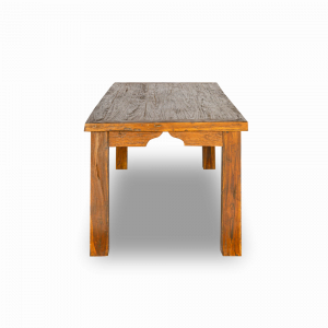 Tavolo in legno di teak indonesiano dark brown