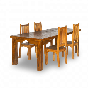 Tavolo in legno di teak indonesiano dark brown