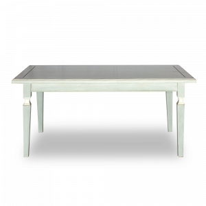 Tavolo in legno di acacia azzurro grigio 