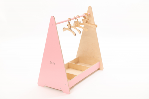 Clothing Rack – Appendiabiti Montessori con vano portaoggetti