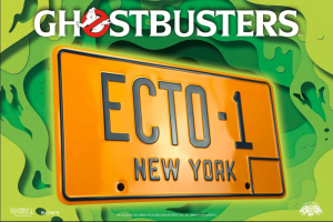 Ghostbusters Replica 1/1 ECTO-1 License Plate by Doctor Collector