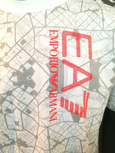T-shirt uomo ARMANI EA7 con maxi-logo
