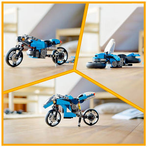 LEGO Creator 31114 -  Superbike, Moto Classica e Hoverbike 3 in 1