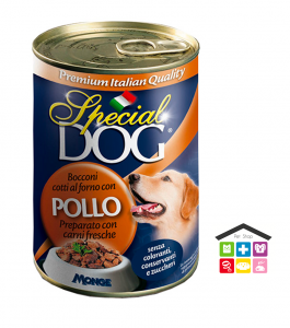 Special dog Bocconi con Pollo  Formato: 400 g  